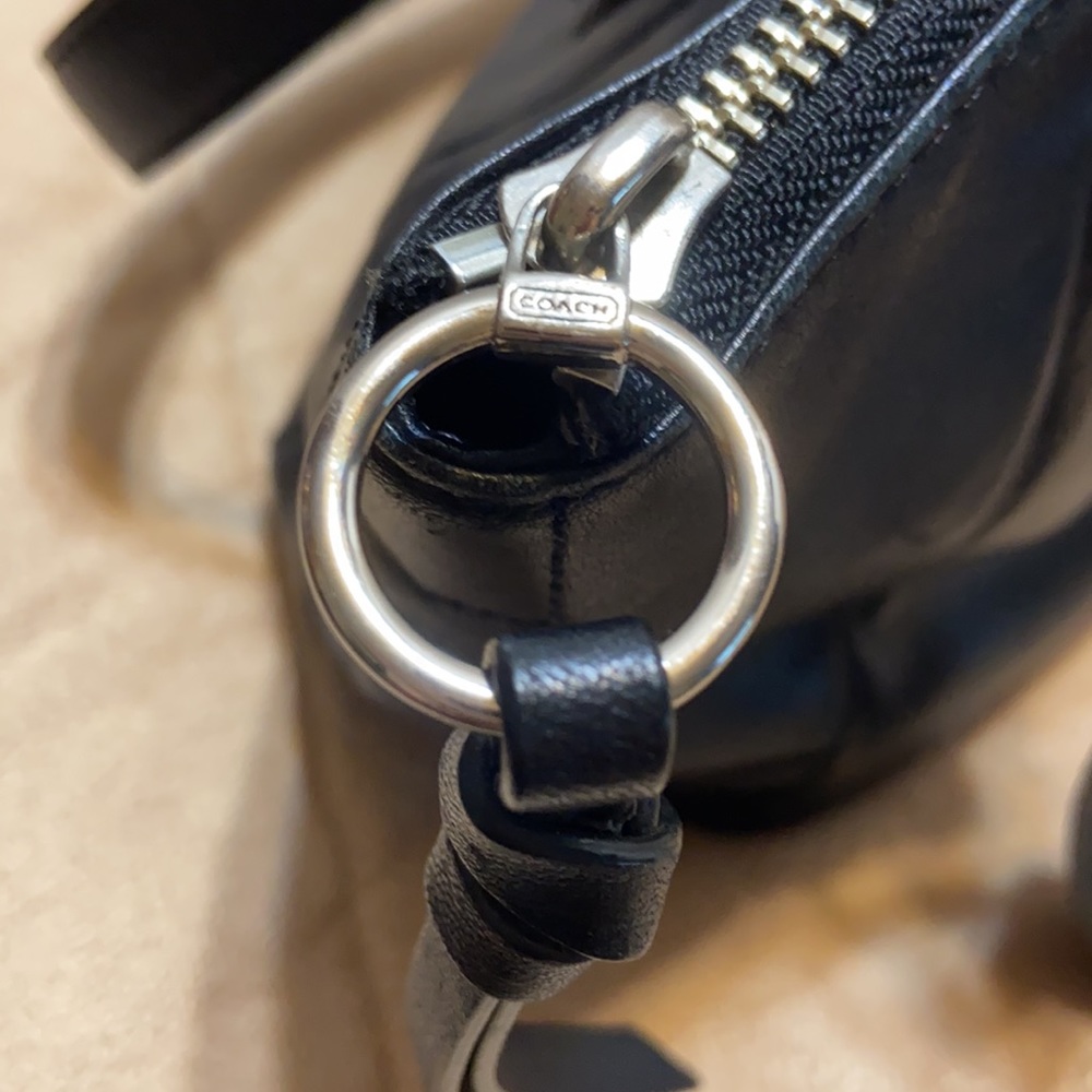 Coach black leather Handbag - Picture 9 of 14